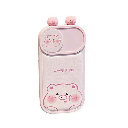 Cartoon Pink Pig, Puppy, Panda, and Cow Cute Phone Case For iPhone 15 Pro Max, 14, 13, 11, or 12 - Touchy Style .