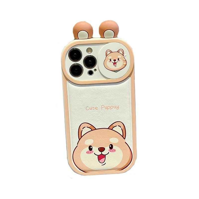 Cartoon Pink Pig, Puppy, Panda, and Cow Cute Phone Case For iPhone 15 Pro Max, 14, 13, 11, or 12 - Touchy Style .