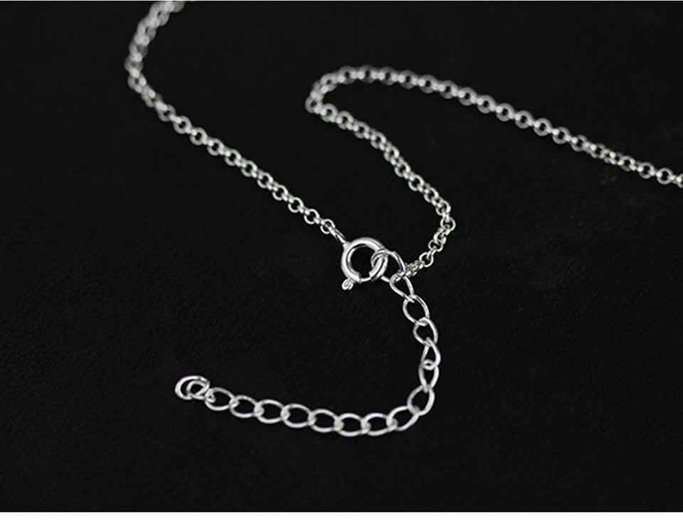 Charm Jewelry GM112 - 925 Sterling Silver Penguin Necklace with Gemstones - Touchy Style
