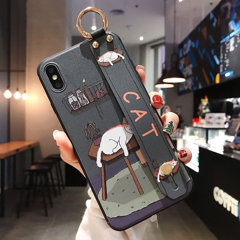 Fashion Square Leather Phone Case For Iphone 11 12 Pro Max Xs Max Xr 7 8  Plus Se Luxury Geometric Cover For Samsung S20 21 Coque - Mobile Phone Cases  & Covers - AliExpress
