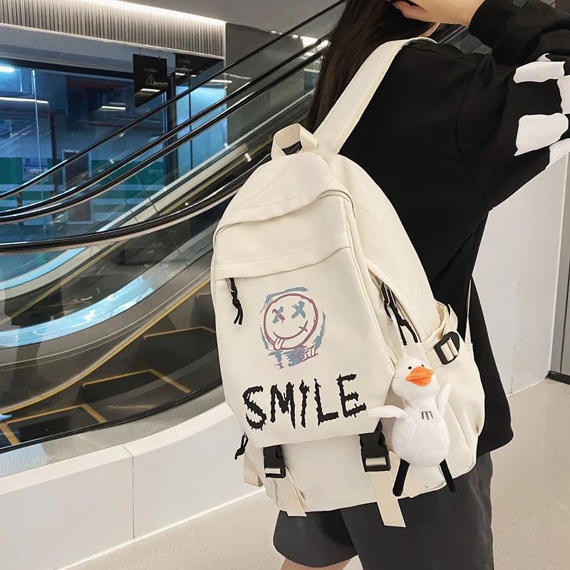 Chic Adventures Await - ACB1246 Cool Backpack - Kawaii School Bag - Touchy Style .