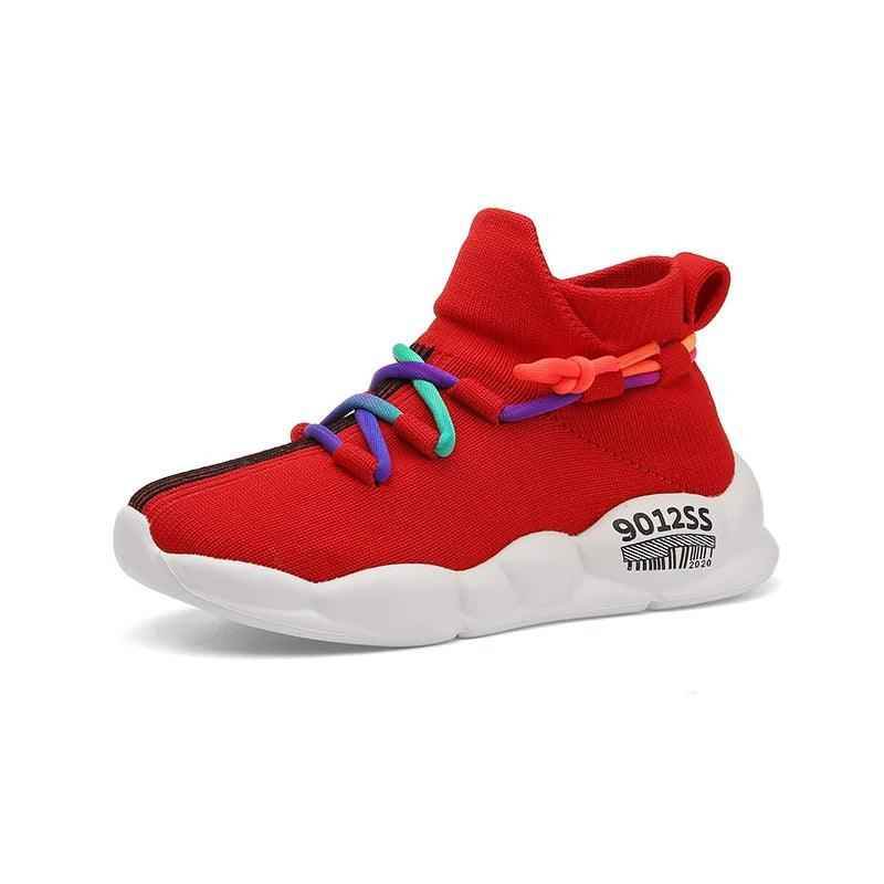 Children Boys Girls Casual Shoes CCSZX40 Kids High Top Socks Sneakers - Touchy Style