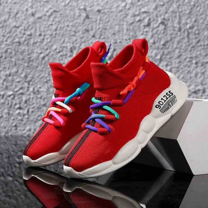 Children Boys Girls Casual Shoes CCSZX40 Kids High Top Socks Sneakers - Touchy Style