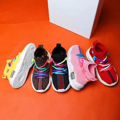 Children Boys Girls Casual Shoes CCSZX40 Kids High Top Socks Sneakers - Touchy Style .