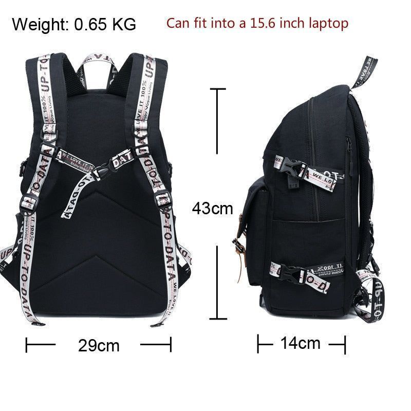 Children College High School Cool Backpacks For Girls OOS1247 - Touchy Style .