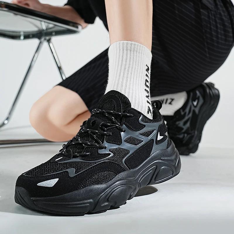 Chunky Breathable Sneakers for Men and Women: Walking Casual Shoes - AN411 - Touchy Style