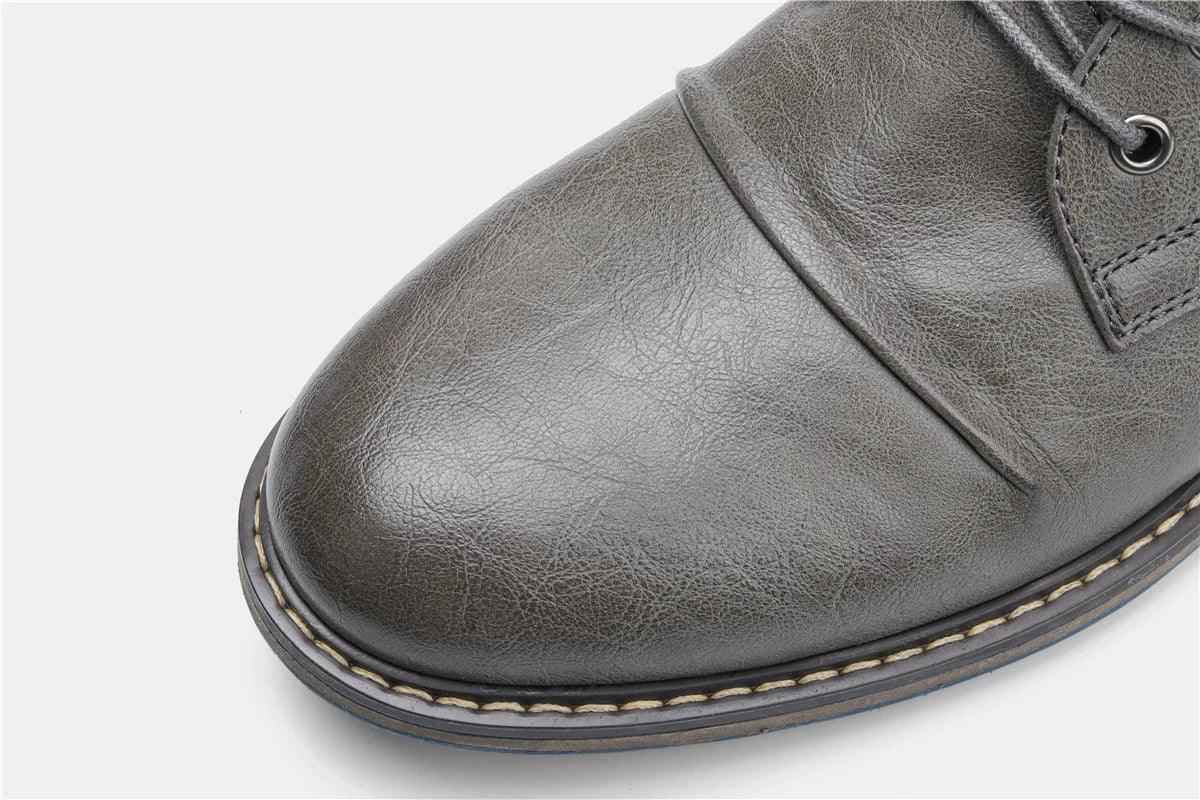 Classic Comfortable Leather Ankle Boots: TC200 Men&