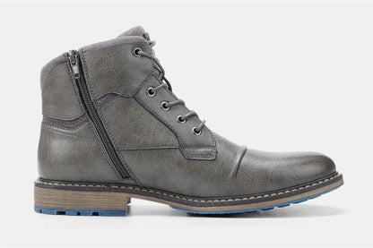 Classic Comfortable Leather Ankle Boots: TC200 Men&