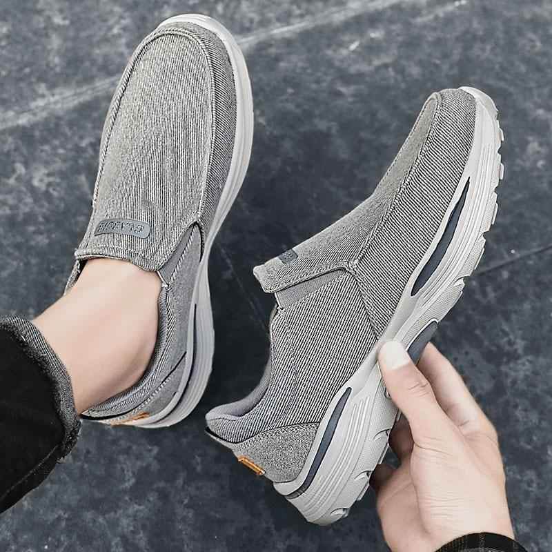 Classic Trendy Men Casual Shoes Canvas Breathable Men&