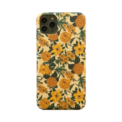 Colorful Flower Floral Leaf Cute Phone Case For iPhone 15 14 13 12Pro 8 Plus 7 X XR 11 Pro Max - Touchy Style .