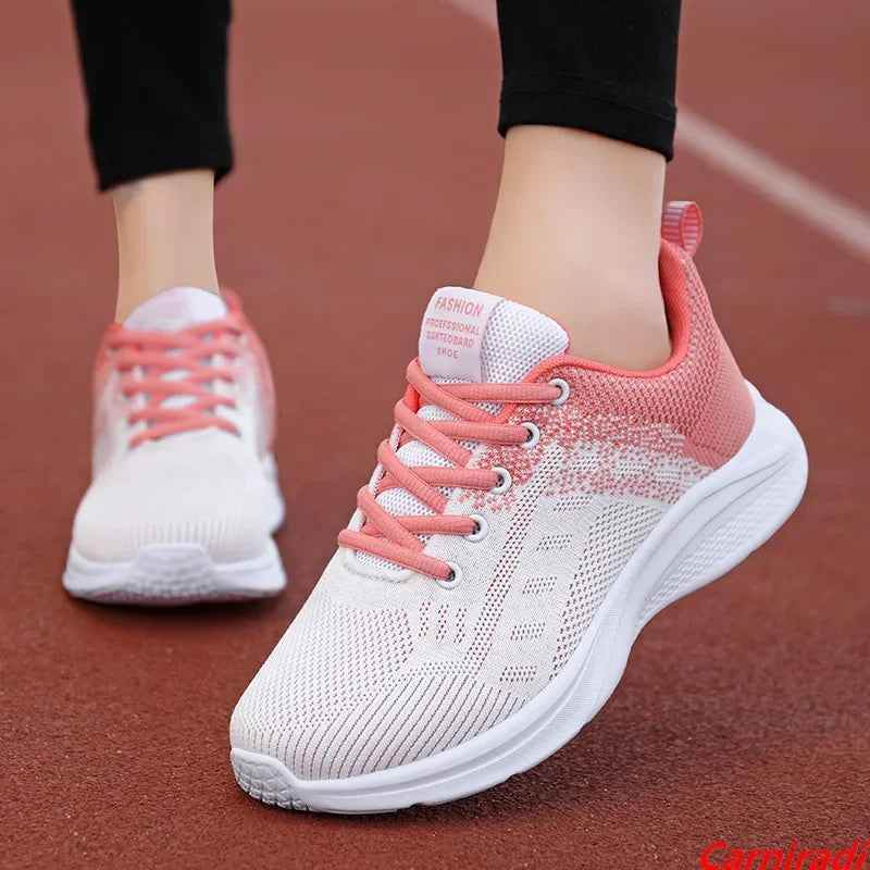 Comfortable Breathable Walking Sneakers Women&