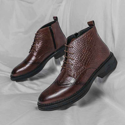 Comfortable British Style Chelsea Boots - Men&