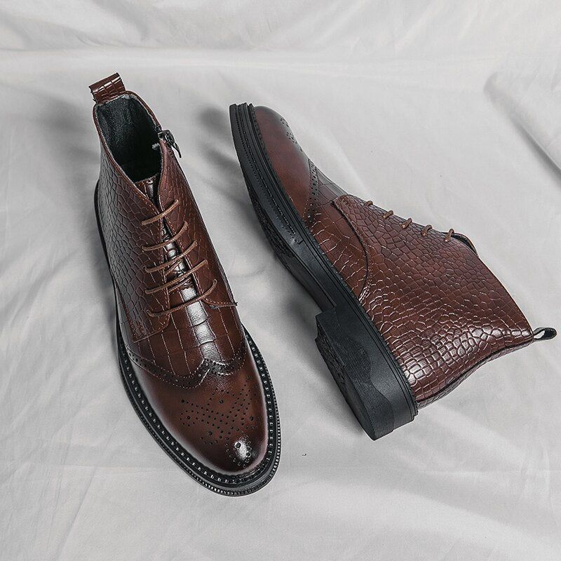 Comfortable British Style Chelsea Boots - Men&