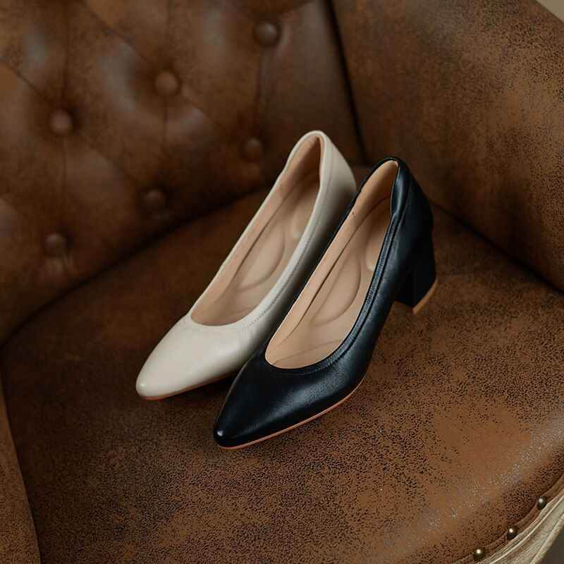 Comfortable High Heels Pumps - Women&