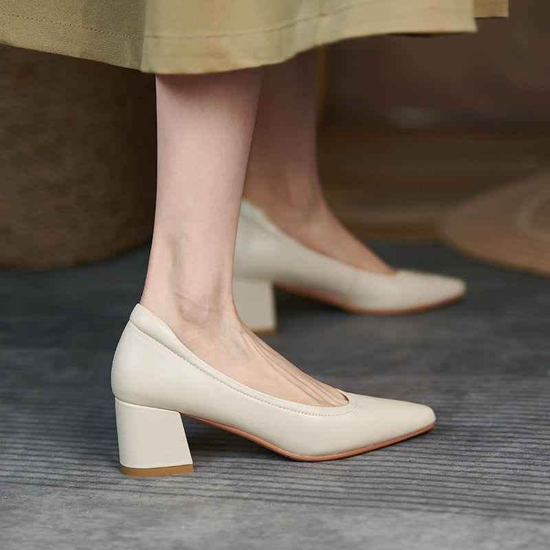 Comfortable High Heels Pumps - Women&