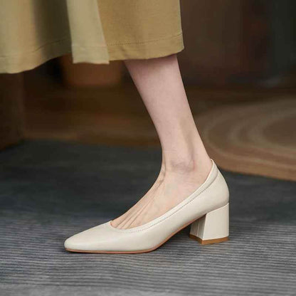 Comfortable High Heels Pumps - Women&