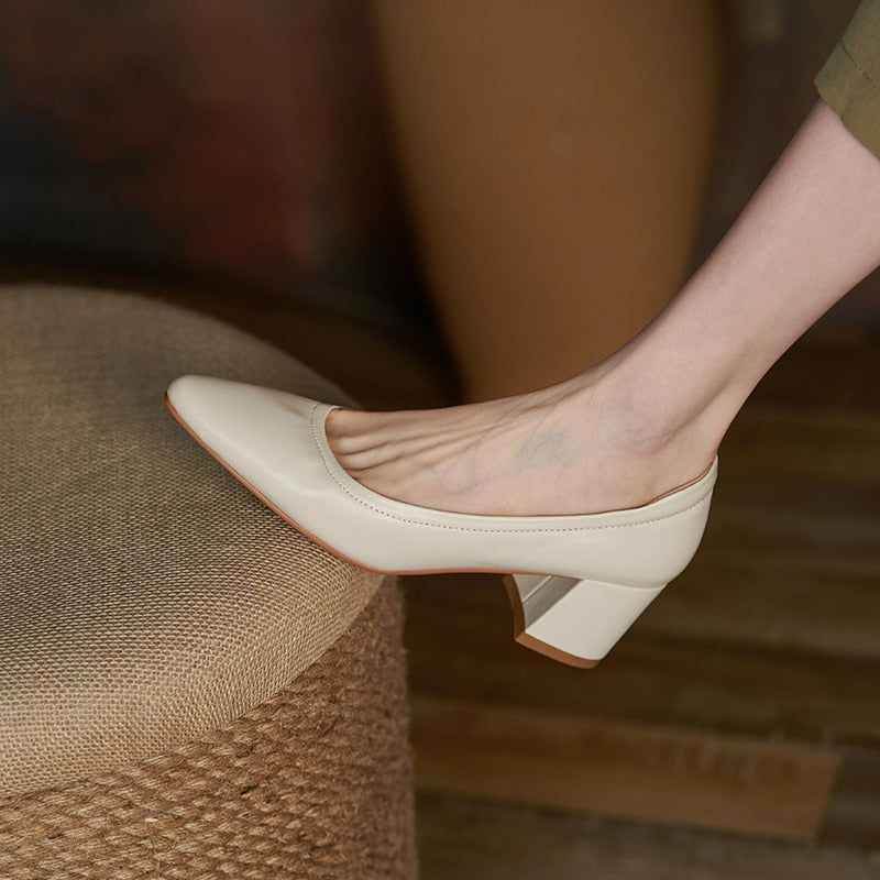 Comfortable High Heels Pumps - Women&