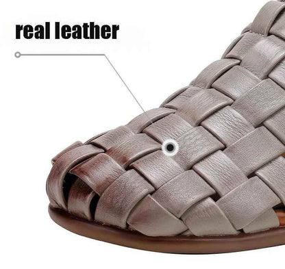 Comfortable Leather Sandals: E6-1608 Women&