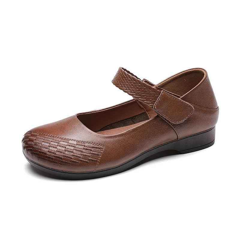 Comfortable Soft Sole, Leather, Low Heels Women&