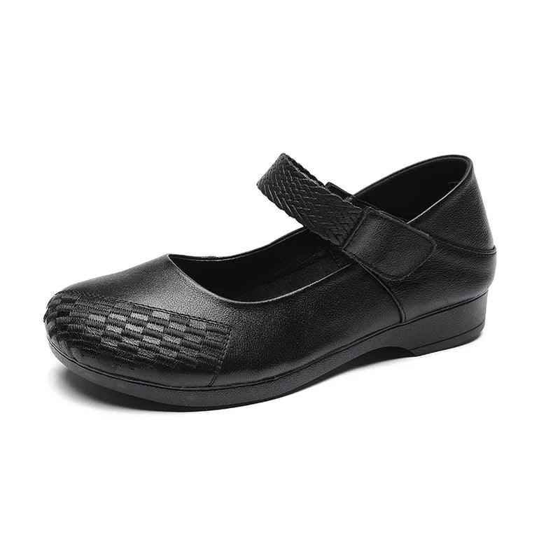 Comfortable Soft Sole, Leather, Low Heels Women&