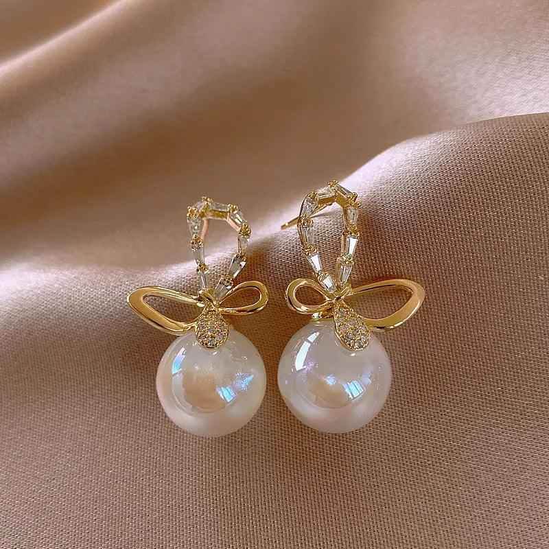 Contracted Sweet Butterfly Drop Earrings Charm Jewelry EM324 - Touchy Style