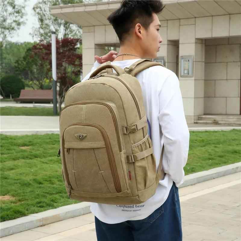 Cool Backpack ACB351 - Multifunction Canvas Bag For Laptop - Touchy Style .