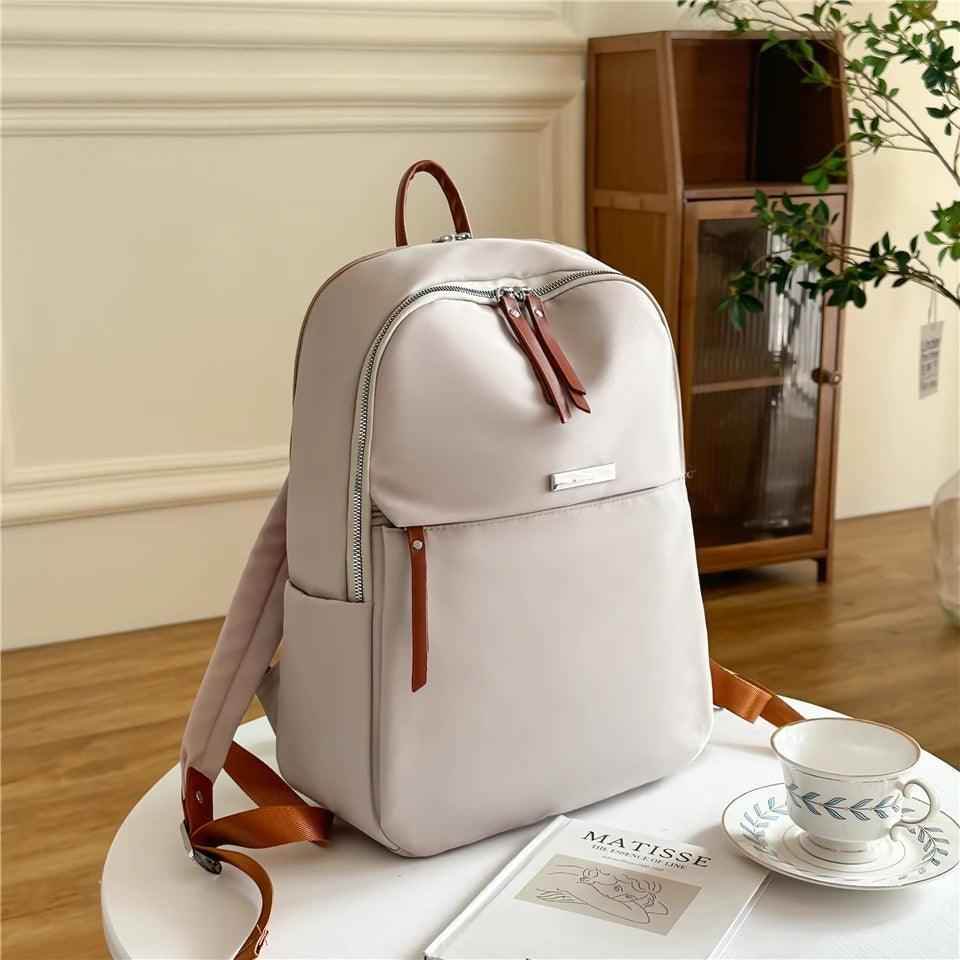 Cool Backpack - Nylon Laptop Fashion Shoulder Solid Book Bag (QD143) - Touchy Style