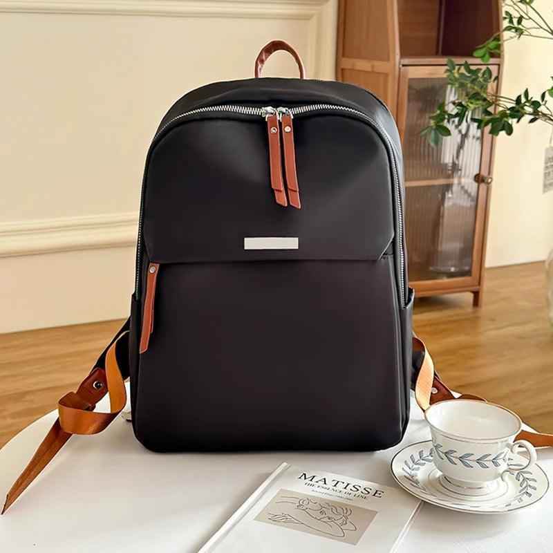 Cool Backpack - Nylon Laptop Fashion Shoulder Solid Book Bag (QD143) - Touchy Style