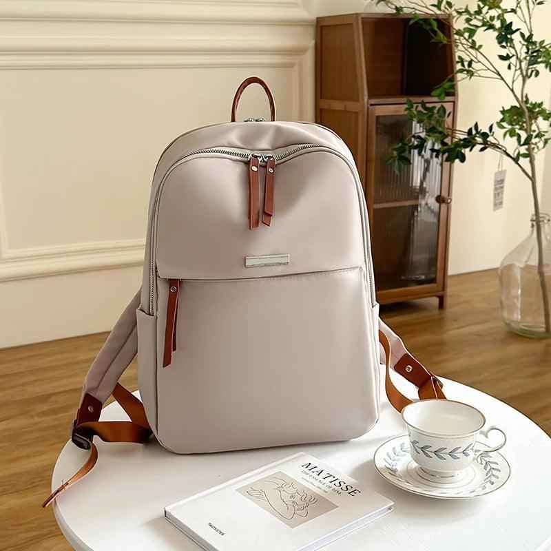 Cool Backpack - Nylon Laptop Fashion Shoulder Solid Book Bag (QD143) - Touchy Style