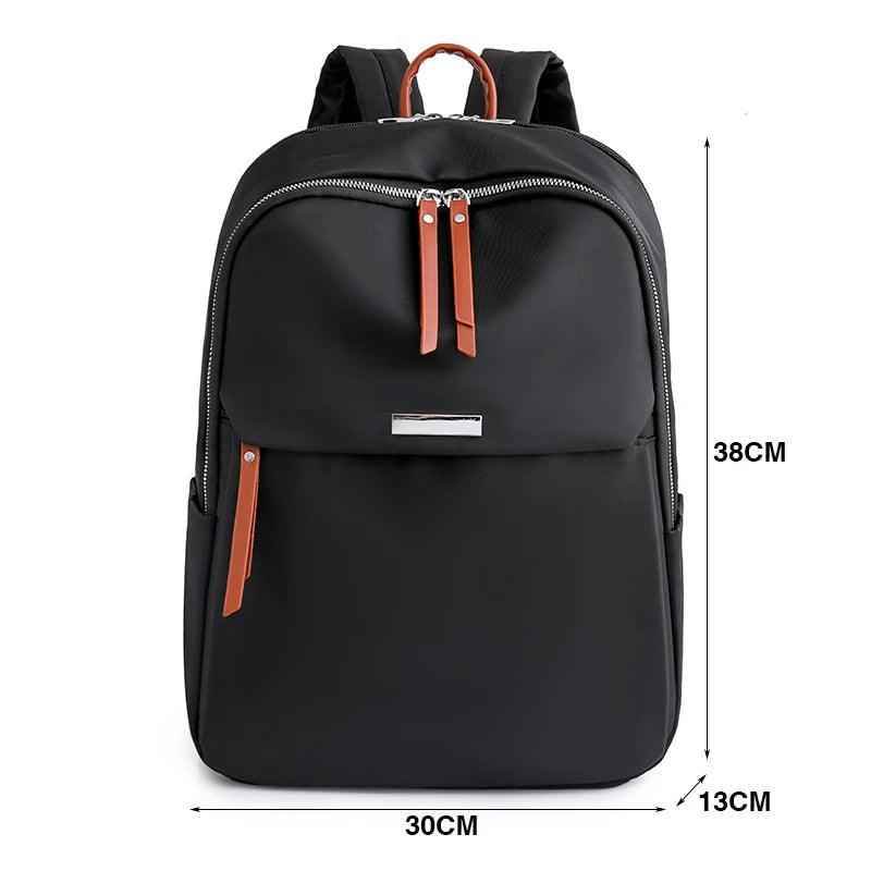 Cool Backpack - Nylon Laptop Fashion Shoulder Solid Book Bag (QD143) - Touchy Style