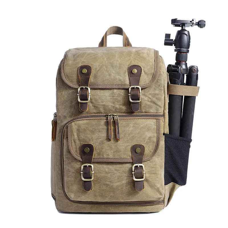 Cool Backpacks - Canvas Leather Rucksacks - Multifunction Fashion - CB001 - Touchy Style