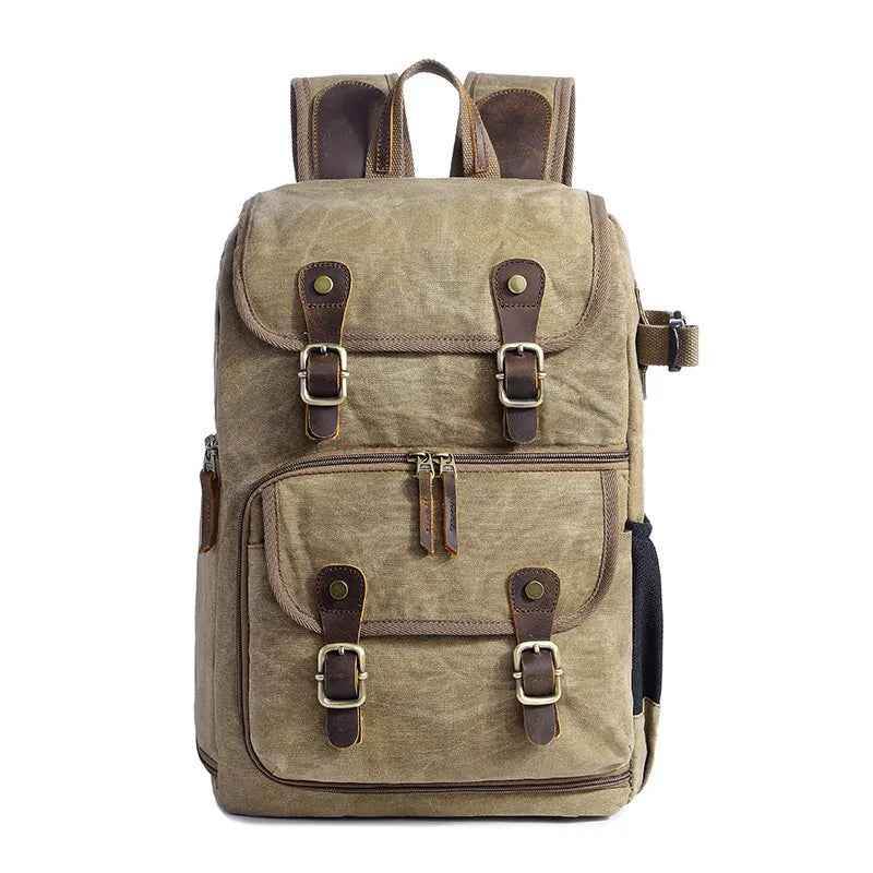 Cool Backpacks - Canvas Leather Rucksacks - Multifunction Fashion - CB001 - Touchy Style