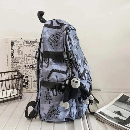 Cool Graffiti Backpack with Large Capacity for Students QC346 - Touchy Style .