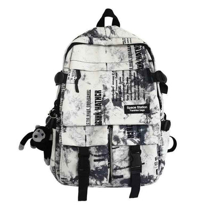 Cool Graffiti Backpack with Large Capacity for Students QC346 - Touchy Style