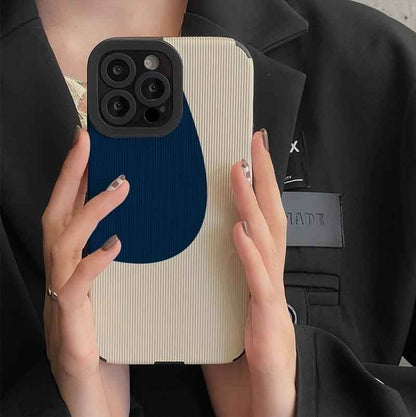 Cover your iPhone 14, 13, 12, 11, Pro Max, Mini, 6, 7, 8 Plus, and SE 2 with the Graffiti Blue Creamy Cute Phone Cases. - Touchy Style