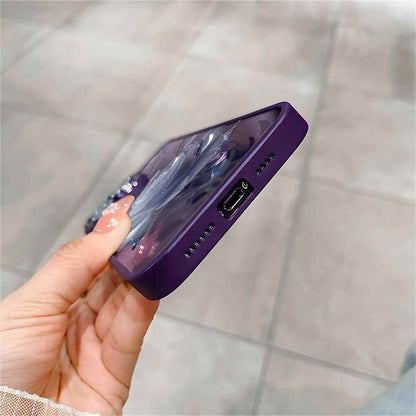 Crystal Rose Transparent Cute Phone Case for iPhone 11, 12, 13, 14 Pro Max, Plus, and Pro - Protective Cover - Touchy Style