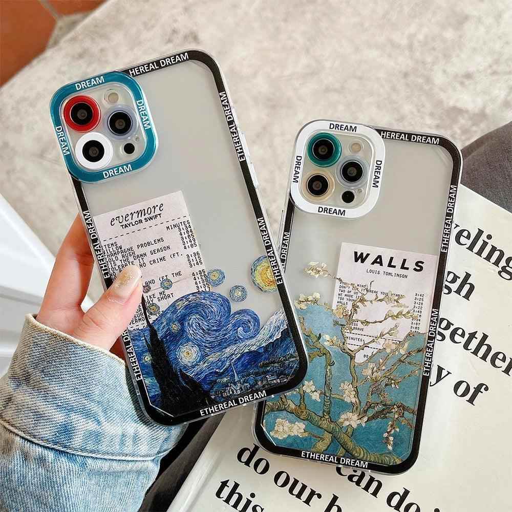 Cute Art Painting Design Phone Cases for iPhone 7, 8 Plus, X, XR, XS Max, 11, 12, 13, 14 Pro - Covers - Touchy Style .