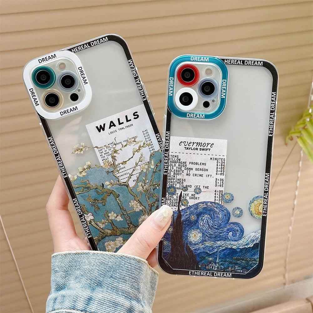 Cute Art Painting Design Phone Cases for iPhone 7, 8 Plus, X, XR, XS Max, 11, 12, 13, 14 Pro - Covers - Touchy Style .