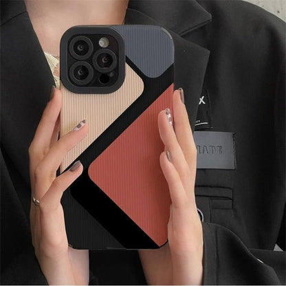 Cute Block Triangle Phone Case for iPhone 7, 8 Plus, X, XR, XS Max, 11, 12,  13, 14 Pro Max, 14 Plus, and 12, 13 Mini – Cover | Touchy Style
