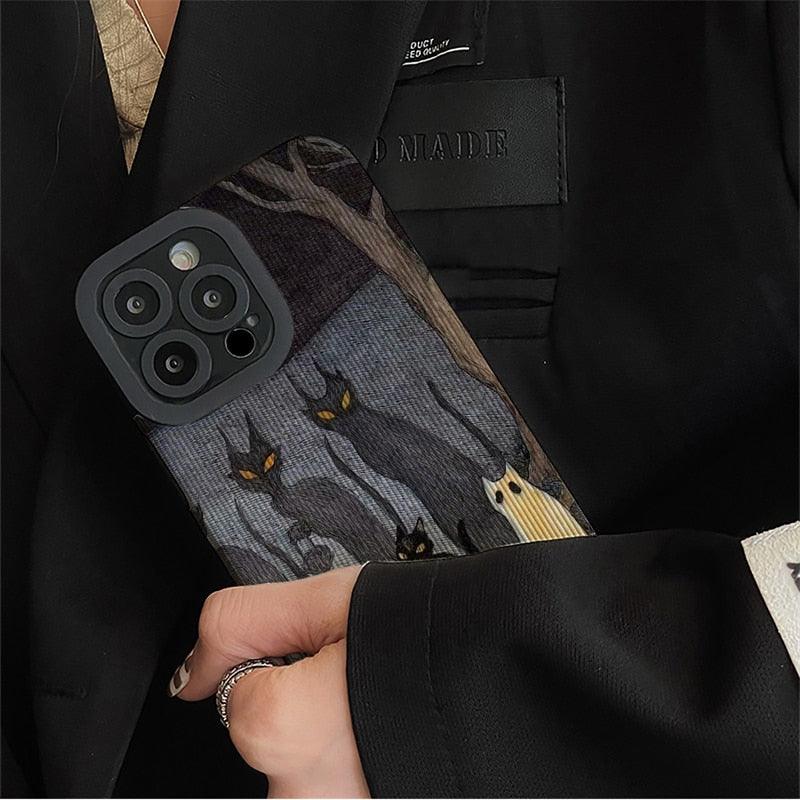 Cute, Funny, and Dark Monster-Themed Phone Case Cover for iPhone 14, 13, 11, 12 Pro Max, 6S, 7, 8 Plus, X, XS Max, and XR - Touchy Style .