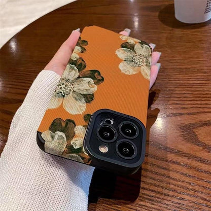 Cute Gardenia Flower Phone Case for iPhone 14, 13, 12, 11 Pro Max, 14 Plus, X, XR, XS Max, 12 Mini, 13 Mini, 7 Plus, 8 Plus, and X Cover - Touchy Style .