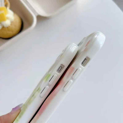 Cute Graffiti Soft Wave Phone Case for iPhone 11, 12, 13, 14, 15 Pro Max - Touchy Style