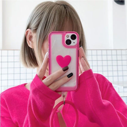 Cute-Heart-Splice-Contrast-Candy-Color-Phone-Cases-For-iPhone-13-11-12-Pro-X-XR-XS-Max-Touchy-Style