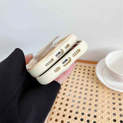 Cute Korean 3D Milk Tea Cartoon Phone Case for iPhone 11, 12, 13, 14, and 15 Pro Max - Touchy Style .