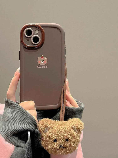 Cute Lucky Bear Candy Phone Case for iPhone 11, 12, 13, 14, 15 Pro Max - Touchy Style