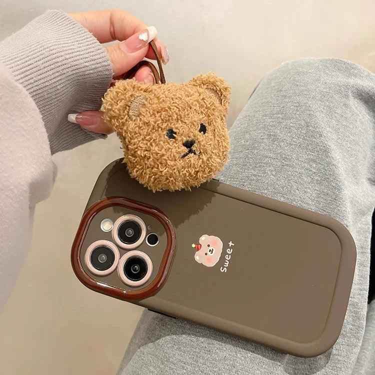 Cute Lucky Bear Candy Phone Case for iPhone 11, 12, 13, 14, 15 Pro Max - Touchy Style