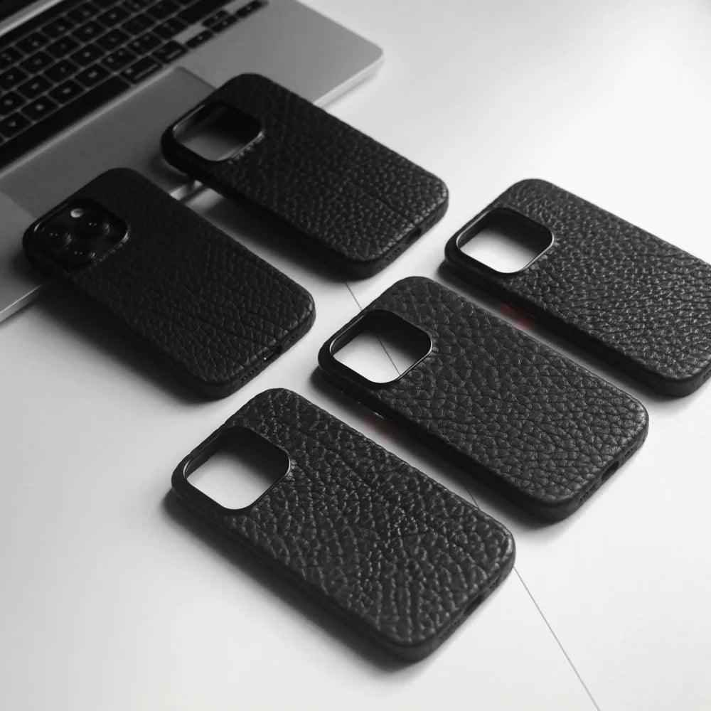 Cute Magnetic Rough Leather Phone Case for iPhone 13/14 Pro Max - Touchy Style
