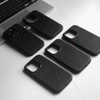 Cute Magnetic Rough Leather Phone Case for iPhone 13/14 Pro Max - Touchy Style