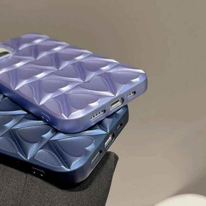 Cute Phone Case CCPC For iPhone 15, 14, 13, and 12 Pro Max - 3D Peach Heart - Soft TPU - Touchy Style