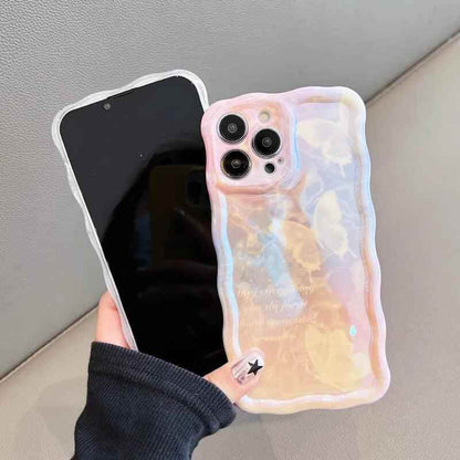 Cute Phone Case for iPhone 11 12 13 14 Pro Max: Oil Painting Gradient Butterfly Pattern - Touchy Style